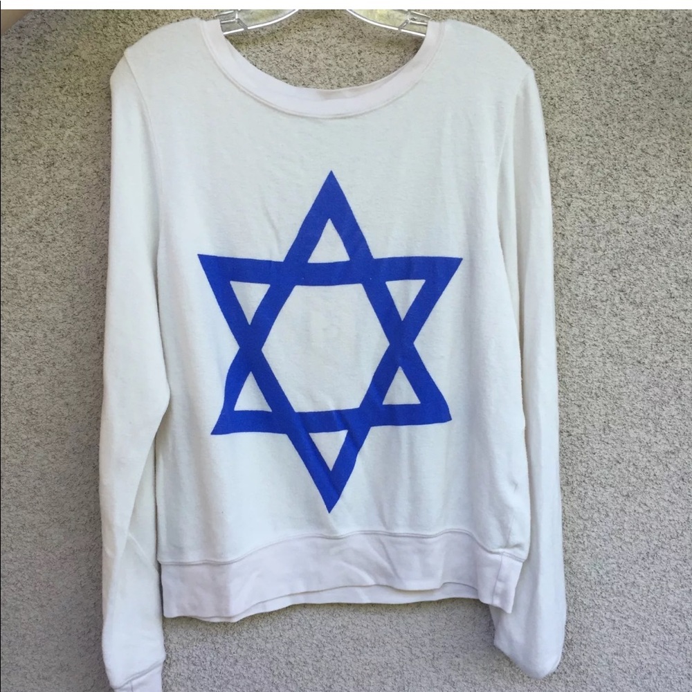 Wildfox Jewish Star sweater brand new
